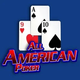 All American Poker online game logo by RTG (Reel Time Gaming) on slotsgemm.pl