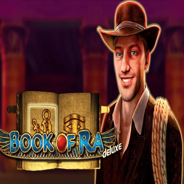 Book of Ra Deluxe logo – Slots by Novomatic at SlotsGem Casino