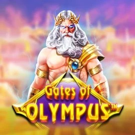 Logo of Gates of Olympus from Pragmatic Play at SlotsGem Casino