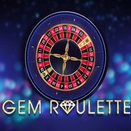 Gem Roulette slot logo by iSoftBet at SlotsGem Casino
