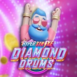 Hyper Strike Diamond Drums slot icon by Gameburger Studios, available at SlotsGem Casino