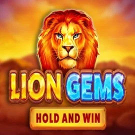 Lion Gems Hold and Win logo by Playson at SlotsGem CasinoLion Gems Hold and Win