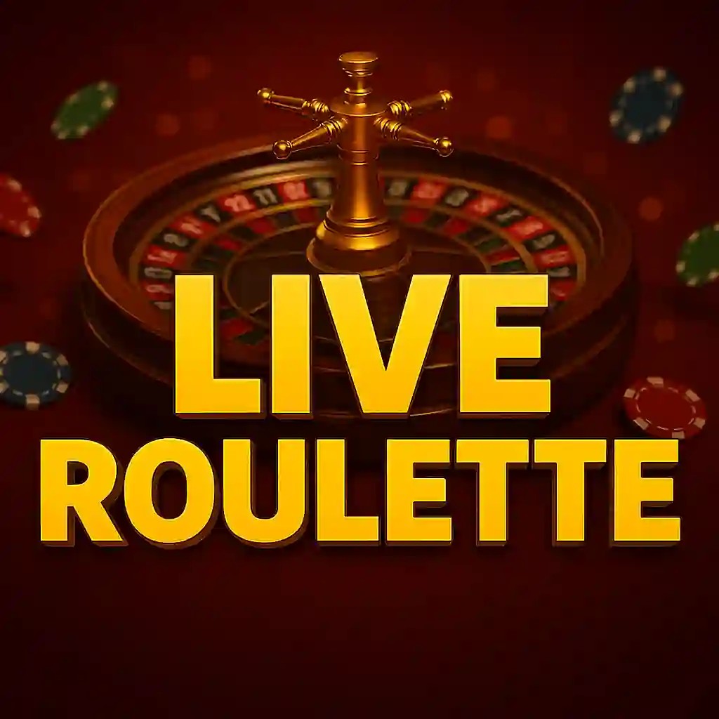 Live Roulette slot icon by Evolution, available at SlotsGem Casino