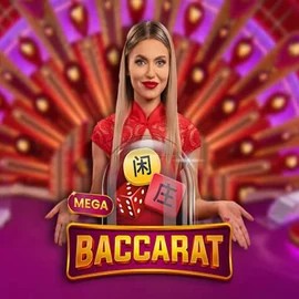 Mega Baccarat logo – Live Casino by Pragmatic Play at SlotsGem Casino