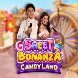 Sweet Bonanza Candy Land Live slot logo by Pragmatic Play at SlotsGem Casino