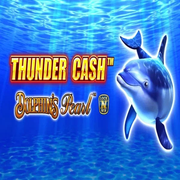 Thunder Cash Dolphins Pearl logo by Novomatic SlotsGem Casino