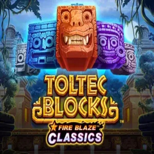 Logo of Fire Blaze: Toltec Blocks from Rarestone Gaming at SlotsGem Casino